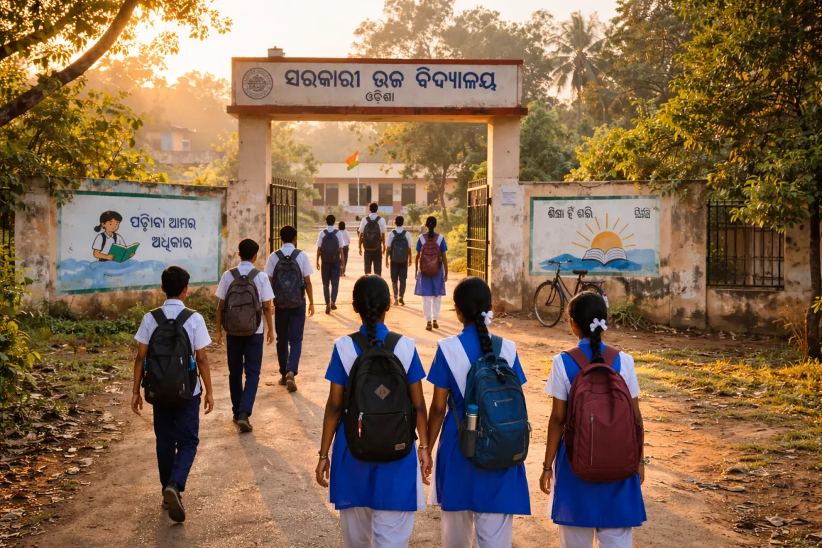 Morning school starts in Odisha